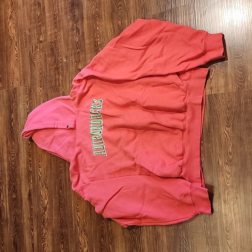 Large hot pink and lime green Adirondacks hoodie
